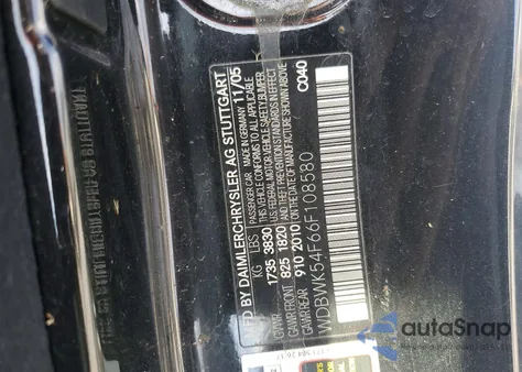 2006 Mercedes-Benz Slk 280 z USA, uszkodzony, nr VIN WDBWK54F66F108580